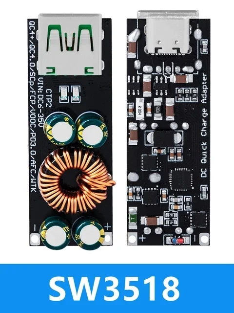 SW3516 SW3518 Full Protocol Fast Charging Module QC4.0 PD3.0 PPS SCP FCP AFC Mobile Phone Quick Charge Step-down Power Supply Bo