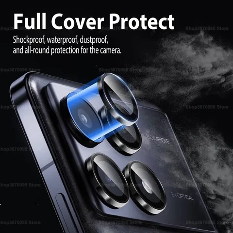 Foco F8Ultra PocoF8 Pro Чехол из алюминиевого сплава Кольцо для Xiaomi Poco F8 Ultra/F8 Pro F8Pro Защитная пленка для объектива камеры из закаленного стекла