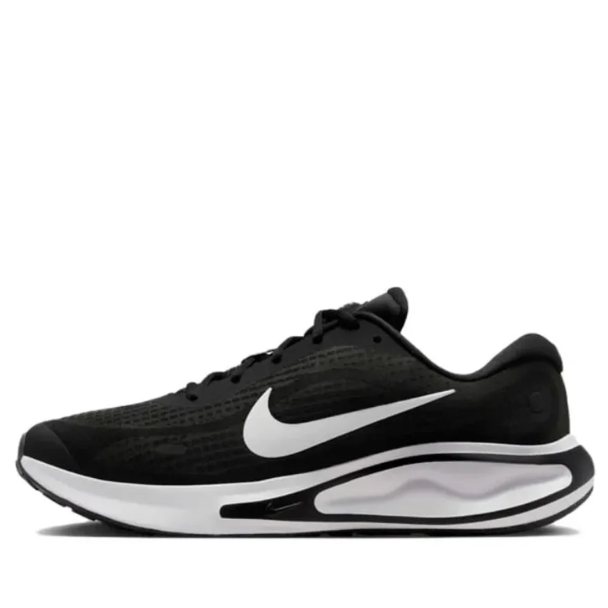 Nike Journey Run Comfortable & Versatile Low-Top Casual Running Shoes Men's & Women's Black & White 2024