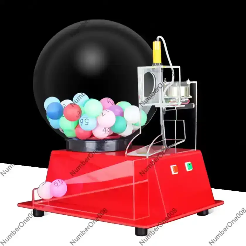 Electric Lottery Chassis Number Selection Machine Lucky Turntable Two-color Ball Simulation Drilling Smooth Rolling New Lottery