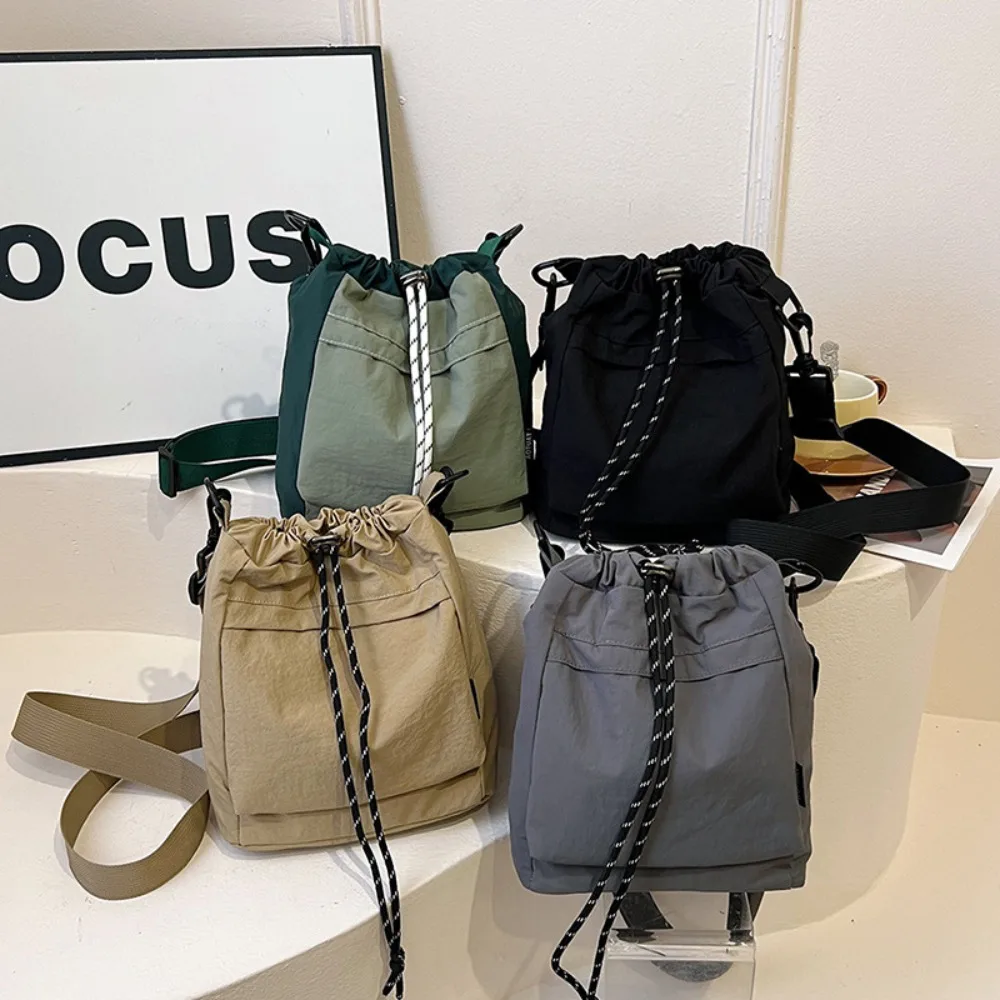 

Маленькая мужская сумка через плечо большой вместимости, портативная спортивная сумка для мобильного телефона, повседневная нейлоновая сумка на одно плечо, дорожная сумка