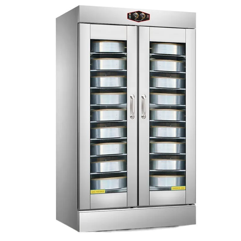 Commercial fermentation box bread steamed bread steamer wake-up box, double door 20 plates