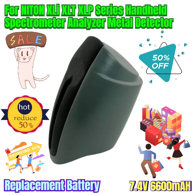 

7.4V 6600mAH Replacement Battery for NITON XLi XLT XLP Series Handheld Spectrometer Analyzer Metal Detector