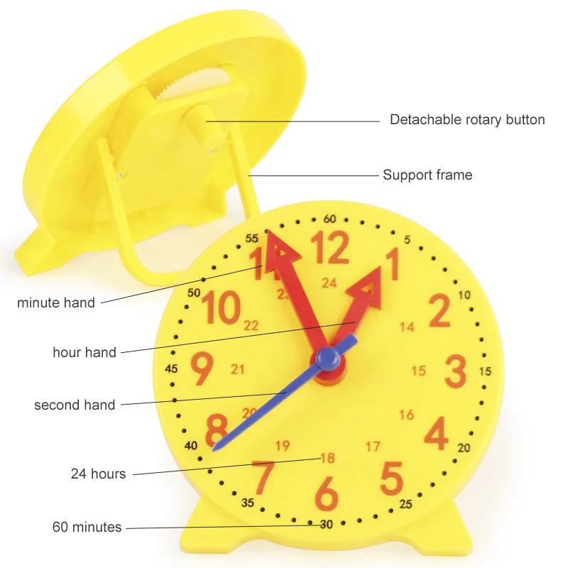 Dzieci zegar Montessori zabawki edukacyjne godzina minuta drugi poznanie pasujące Puzzle zabawki dla dzieci wczesne przedszkole pomoc dydaktyczna