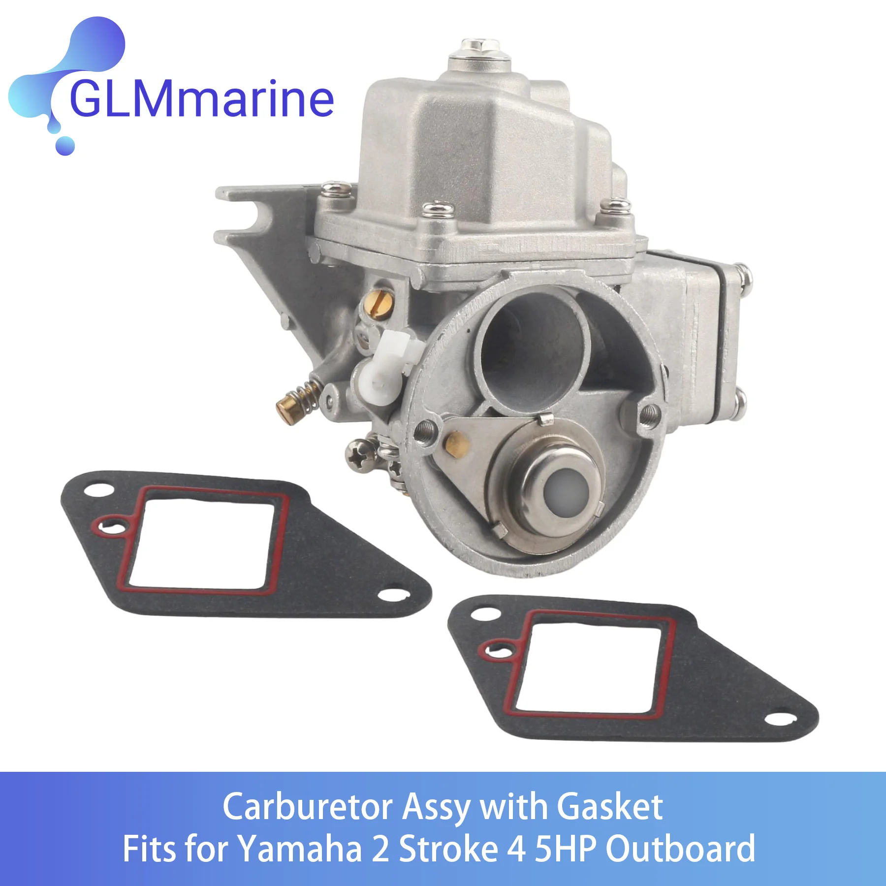 

6E3-14301 Carburetor Assy with Gasket 6E0-14198 for Yamaha 2 Stroke 4 5 HP Outboard Engines 6E3-14301-00 6E0-14301-01