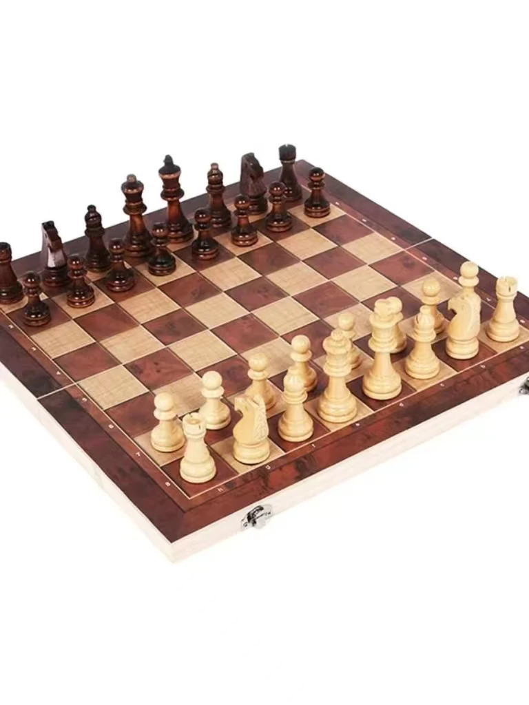 3-in-1-Brett, Party, Tischspiele, Würfel, Schach, Backgammon, Brett, Unterhaltung, Reisespiele, Dame, Schach – Detail 7