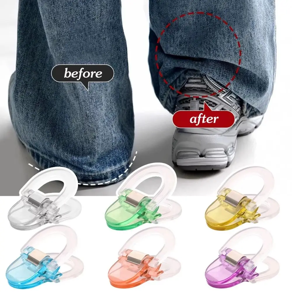 

10Pcs Transparent Book Label Clip Plastic Strong Clip Paper Clips Set Non-slip Edge Mini Size Invisible Leg Shortening Clip