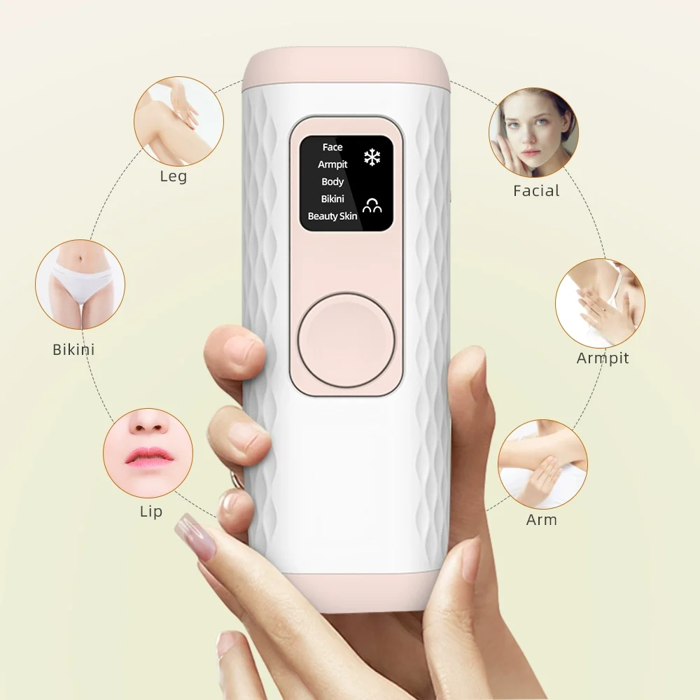 IPL Hair Remover Laser Epilator Devices ICE Cooling 999900 Flashes 3 IN 1 Permanent Painless Whole Body Treament For Women Men