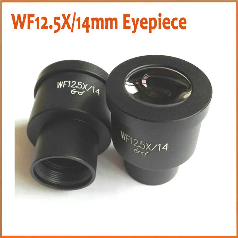 New! Metallurgical Biological Microscope Eyepiece Lens with Mounting Size 23.2mm WF12.5X 14mm Optical Wide Angle High Eyepiont