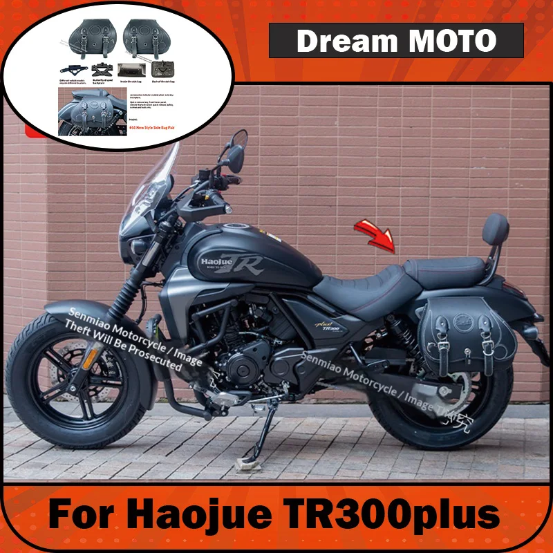 【Premium】For Haojue TR300plus side bag modification parts, can hold helmets, canvas bags, quick-release leather bag accessories,