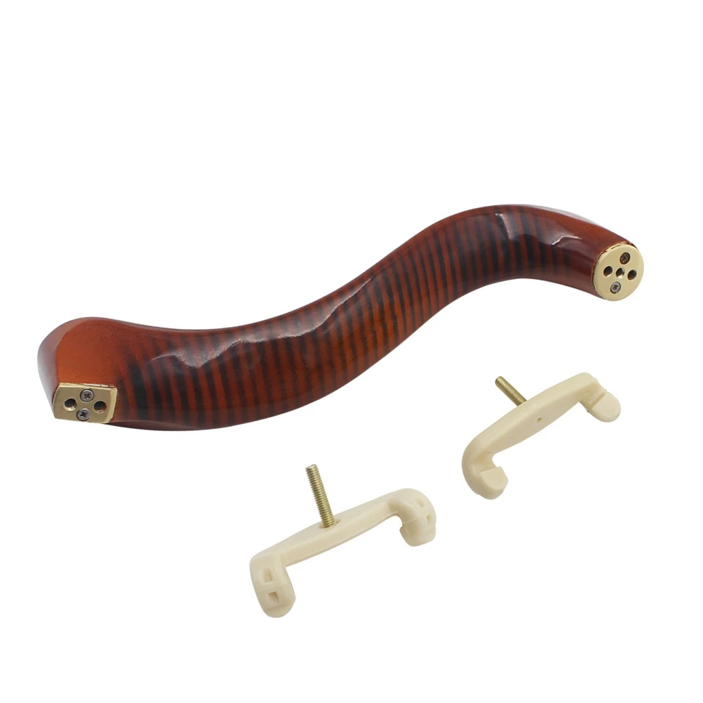 

Violin Shoulder Rest Maple Wood for 3/4 4/4 Violin Fiddle with Cleaning Cloth