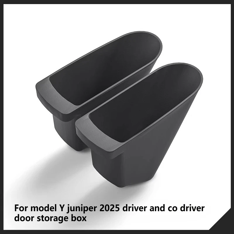 

Car Door Slot Storage Bucket for New Version Storage Box Car Storage Trash Can for Tesla Model Y Juniper 2025