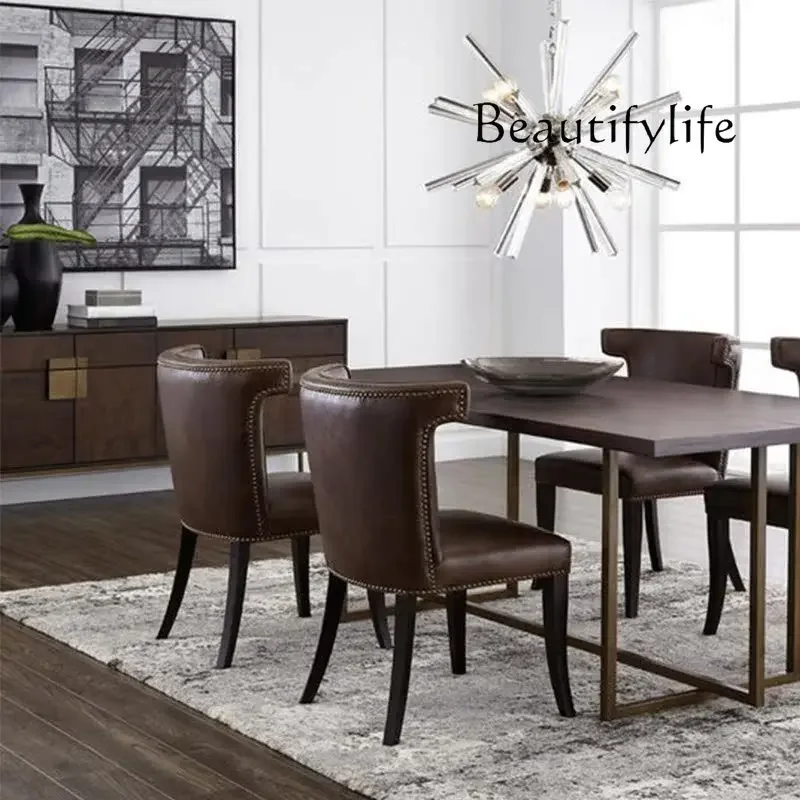 M American Modern Simple Side Cabinet Solid Wood Light Luxury Design Creative Restaurant Home Hotel