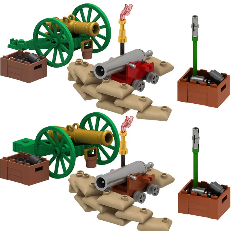 MOC Military Napoleonic Wars French Russian Figure Army Building Block Soldier Weapon Guns Sword Backpack Accessories Brick B137
