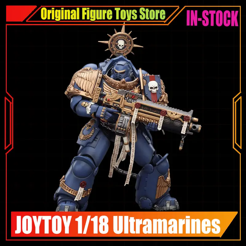 

В наличии JOYTOY 40K 1/18 Ультрамарины, экшн-фигурка Space Marine 2, тяжелая прецизионная броня, солдатская игрушка, подарочная коллекция, модель игрушки