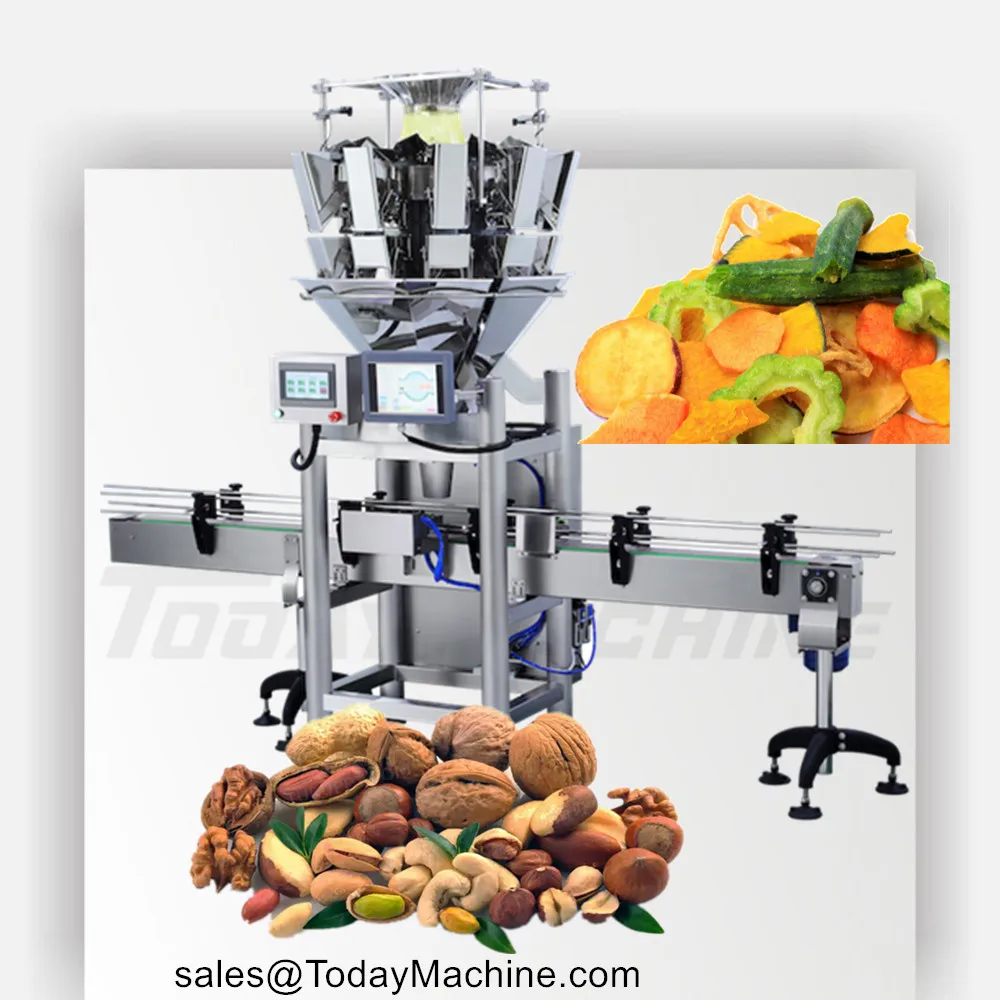 Full Automatic Candy Meat Corn Food Can Filling Machine Aluminum Tin Can Bottle Weighing Filling Sealing Packing Production Line