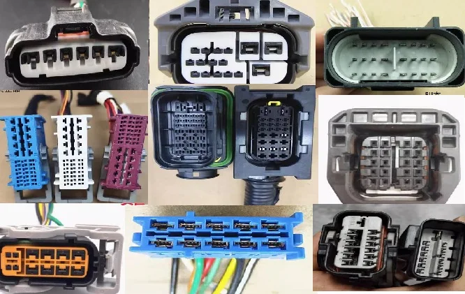 1PCS car wiring harness computer version plug Engine fuse box plug USED