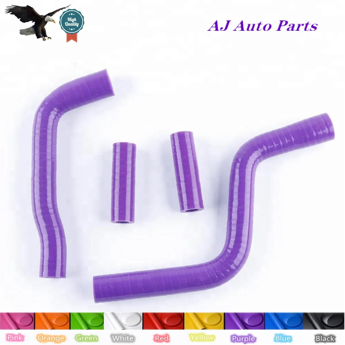 

For 2002-2017 YAMAHA YZ125 YZ 125 Silicone Coolant Radiator Hose （3 -PLY Hose ）