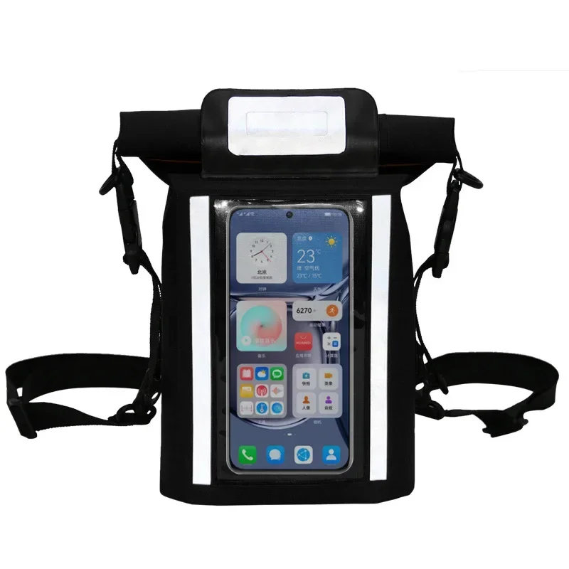 Waterproof Dry Bag Roll Top Waterproof Backpack Phone Pouch Cycling Bag for Camping Boating Swimming Beach Fishing Rafting