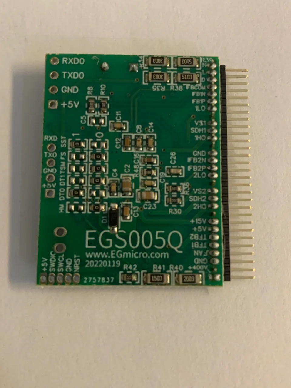 Placa controladora de onda sinusoidal EGS005, inversor de 1000W, Chip de Control principal EG8025, Pin de una sola fila