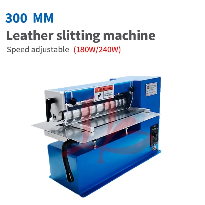 

Multi-Purpose Slitter Leather Cutting Machine 12 Inch Belt Rubber Shoe Bags Slitting Straight Cut Paper Products Width 4-300MM