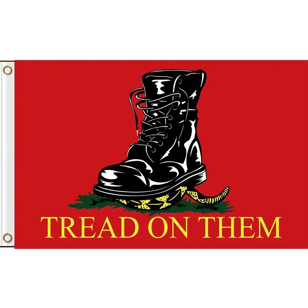 BANNER OF TREAD ON THEM flag 90x150cm with 100D Polyester fan FLAG