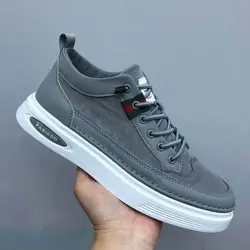 2023 Autumn and Winter New Fashion Umbrella Cloth Breathable Board Shoes Men's Fashion Embroidery Trend Casual Sports Shoes