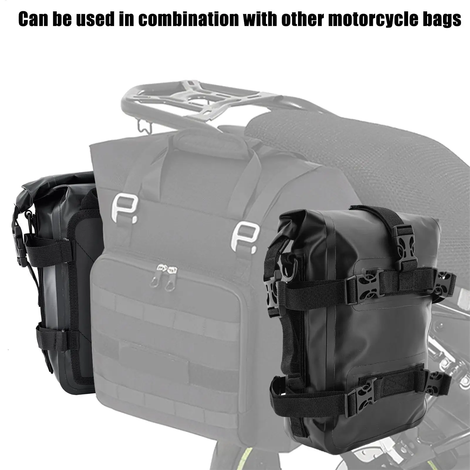 Motorcycle Saddlebag Large Capacity Motorbike Storage Duffel Motorcycle Panniers Bags For Short Trips Travel Adventures Urban