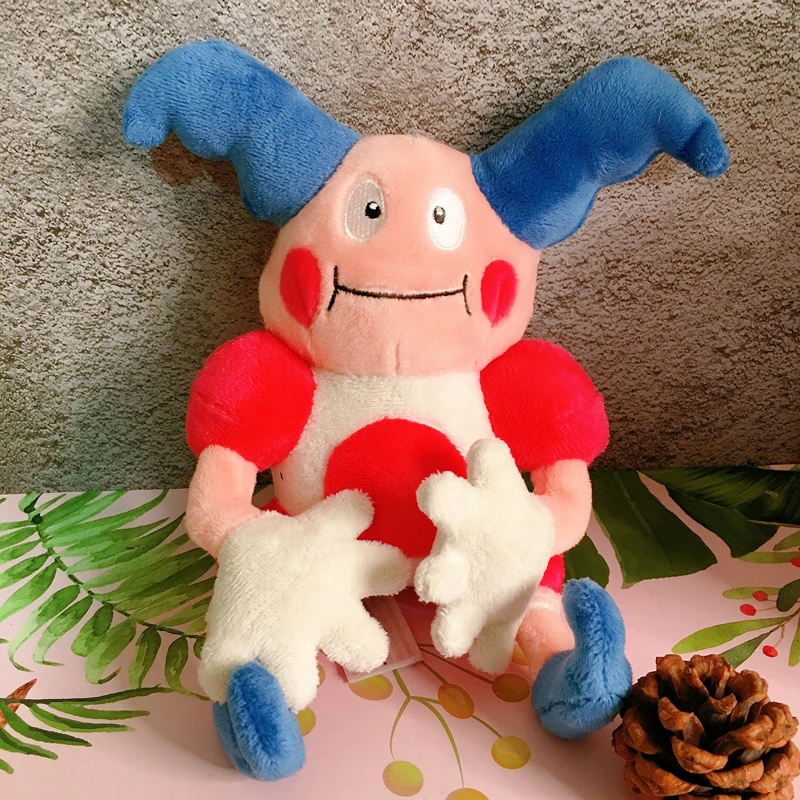 

Japanese Pokemon Genuine Fit Mr. Mime Plush Toy Dolls Cute Soft Children Christmos Birthday Gifts