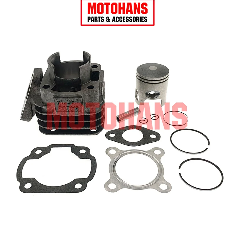 HM17010009 JOG60 43MM CYLINDER AND PISTON KIT WITH 10MM PIN 1PE40QMB 2T 50CC SCOOTER ENGINE PARTS