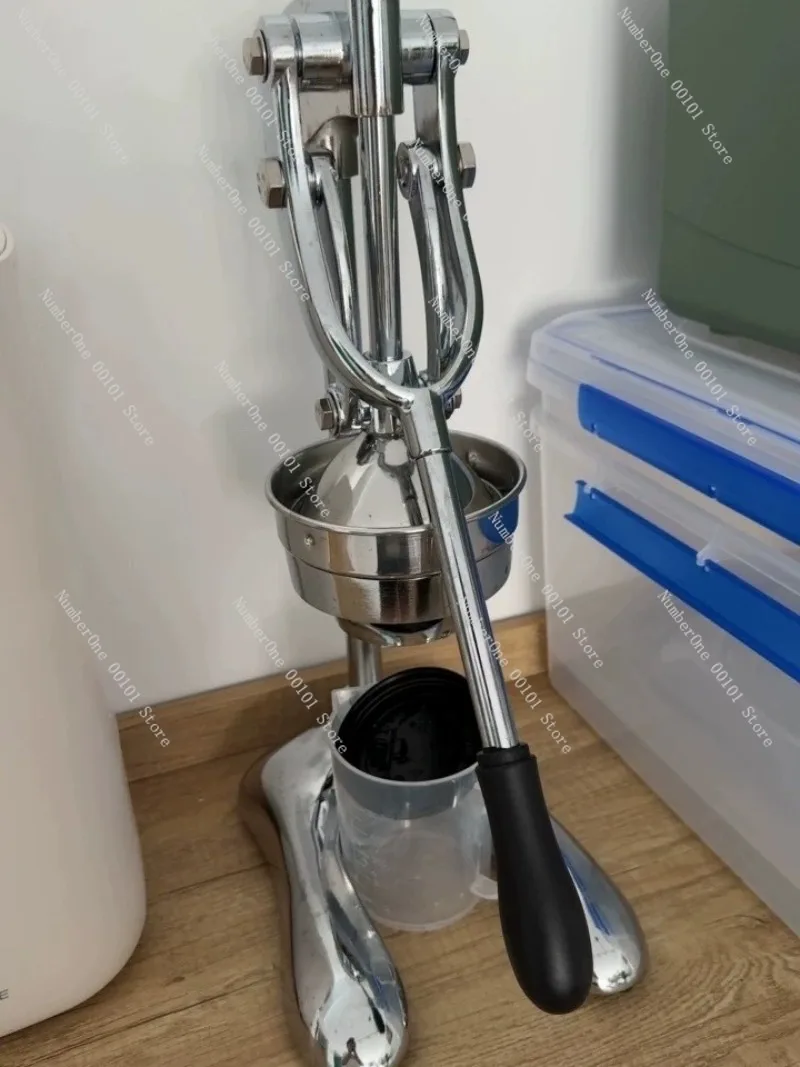Stainless Steel Manual Juicer, Commercial Three-Dimensional Juicer, Orange Juice Hand Juicer for Street Vending and Fresh Juice