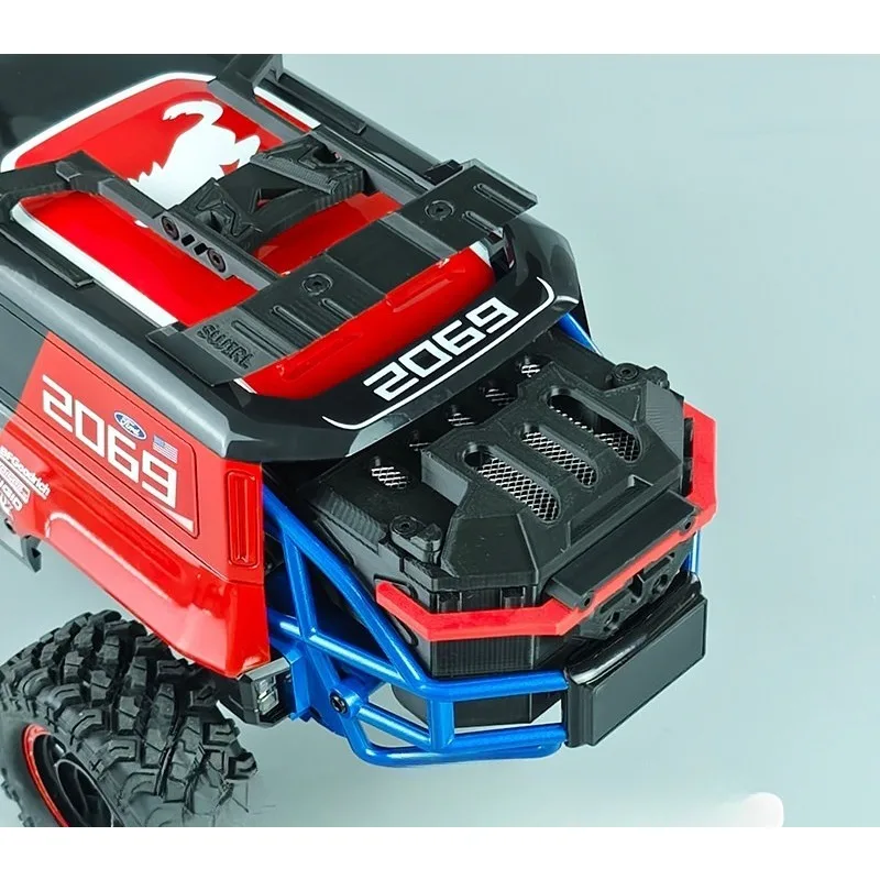 

Задний ящик для инструментов и спойлер для радиоуправляемого внедорожника MJX H12P масштаба 1/12 - Деталь для модернизации из материала PLA, инструменты для радиоуправляемых моделей