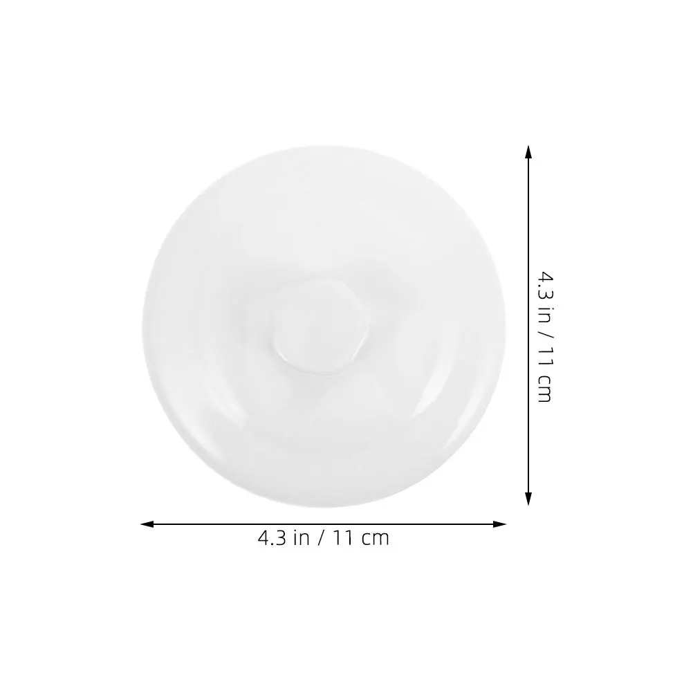 Ceramic Electric Stew Pot Lid Replacement Universal 0.65L Heat-Resistant Cooker Pot Cover for Soup Steaming Home Kitchen