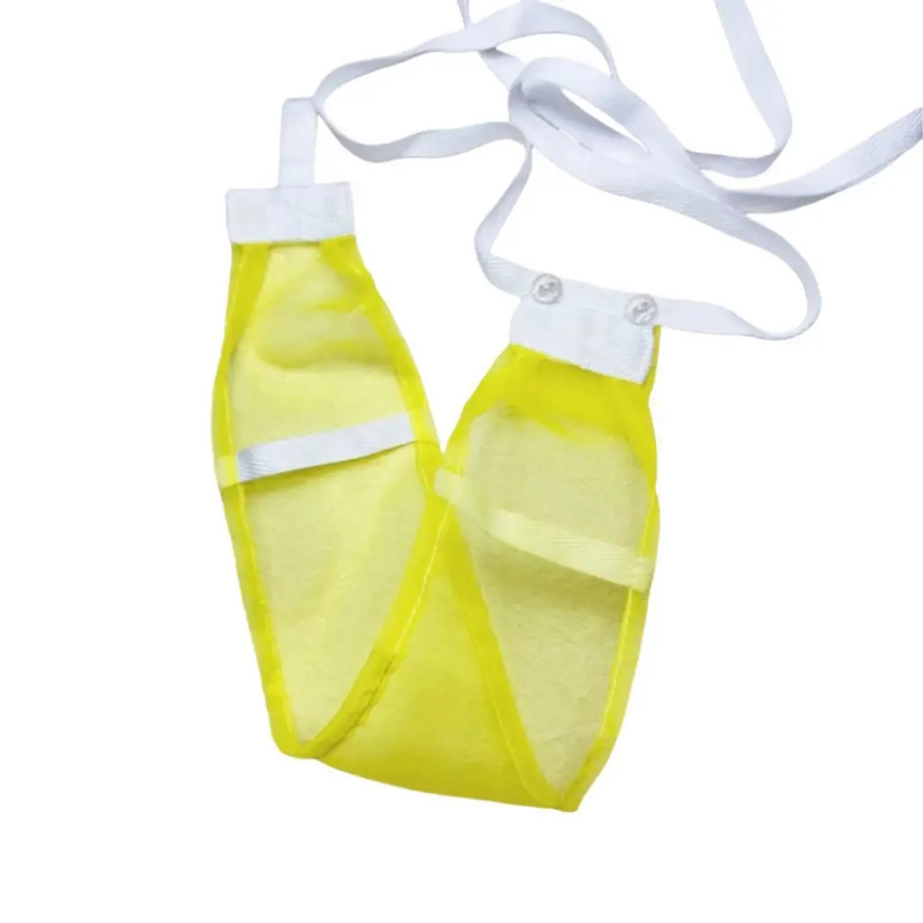 

Прозрачные шифоновые сетчатые трусы ручной работы с Т-образной спинкой