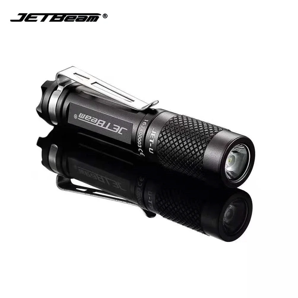 JETBeam JET-U Flashlight 135 Lumens CREE xp-G2 Led 3 LightIng Modes Rotary dimming Mini EDC Keychain Light