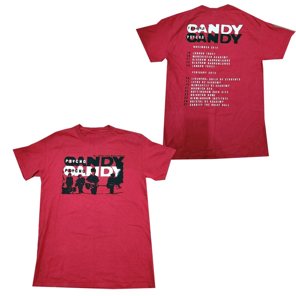 Rare The Jesus and Mary Chain Band Alternative Rock Post-punk American Streetwear Short-sleeved Men's T-shirt
