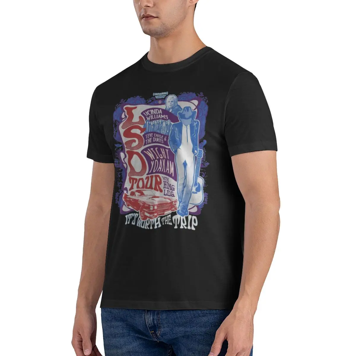 Steve Earle Men's Classic Unisex Cotton T-Shirt for Men & Women, Classic Tee