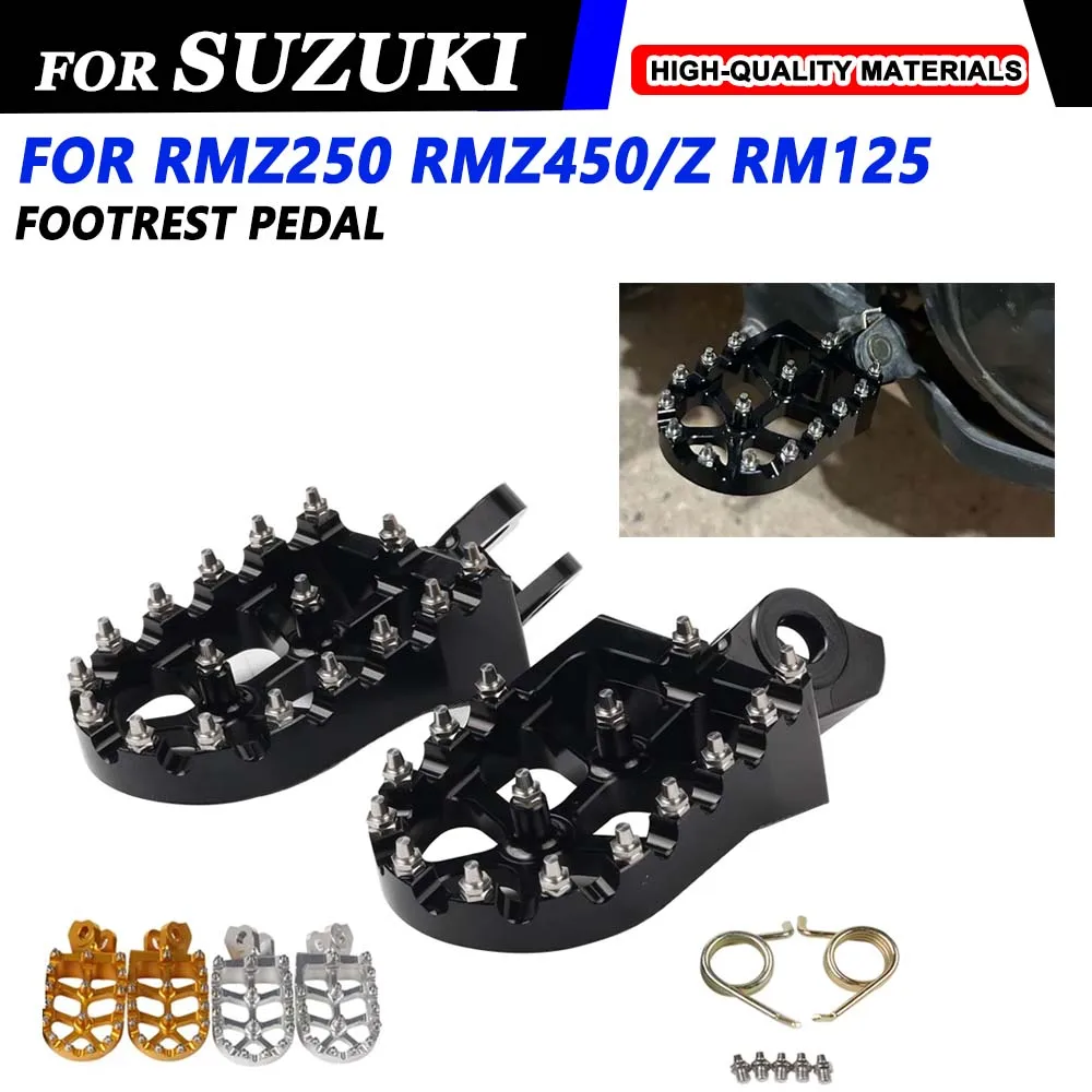 

Footpeg Foot Pegs Rests Pedal For Suzuki RMZ250 RMZ450 RMX450Z RM-Z250 RM-Z450 RM-Z 250 RMZ 450 RMX 450Z Motorcycle Footrest