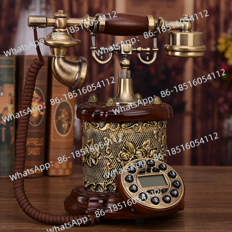 

Fashioned Telephone Landline Household American Light Luxury Fixed-line Phone European Antique Telephone Wireless Card Machine