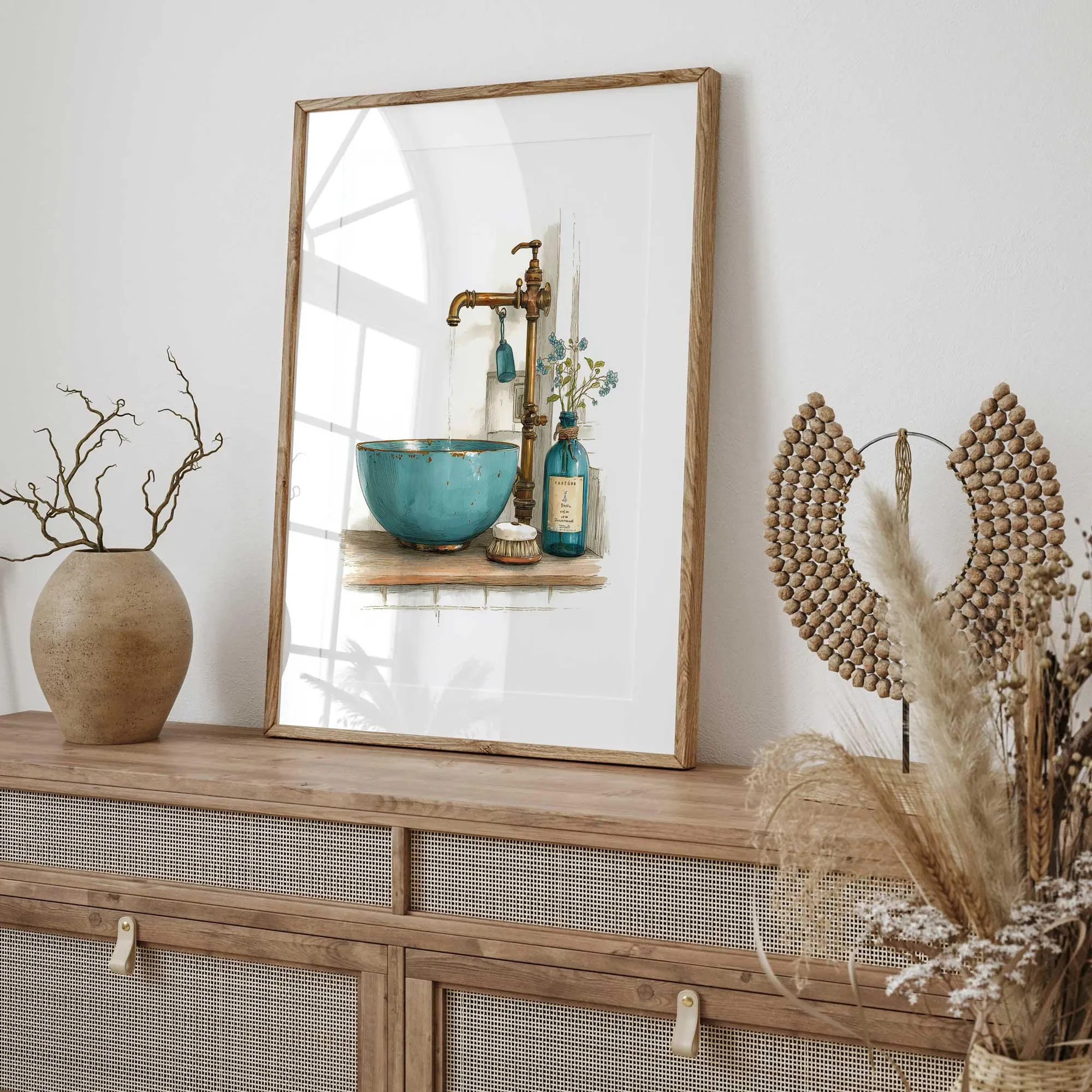 Coastal Mediterranean Bathroom - Home Bathroom Sink review and price