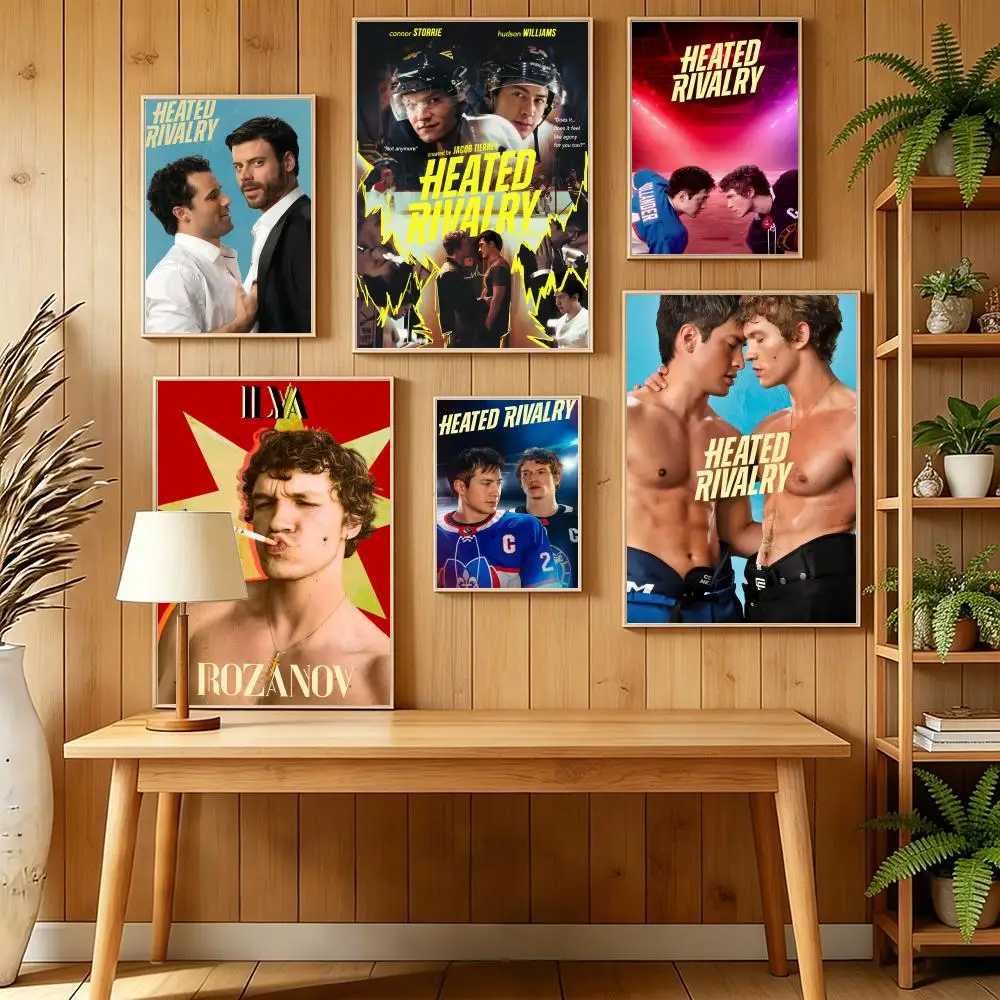 Popular TV H-Heated Rivalry Poster HD Self Adhesive Wall Mural Stickers Decals for Bedroom Living Room Home Decor Gift