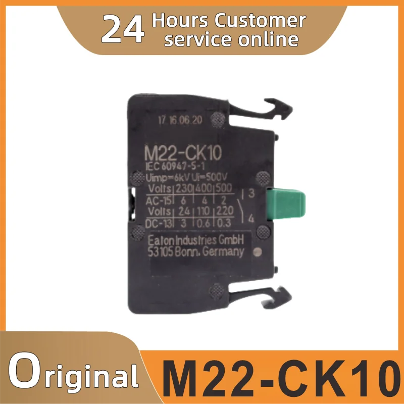 

5 шт., новые оригинальные светодиодные контакты M22-CK10 M22-CK01