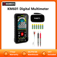 KAIWEETS KM601 Digital Multimeter DC AC Voltmeter Ohm Volt Amp Test Meter Continuity Test Diode multimetro Voltage Tester