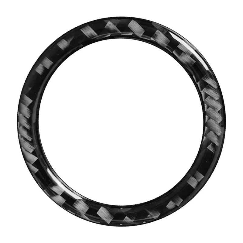 لكزس IS IS250 IS300 IS350C 2006-2012 ألياف الكربون المحرك بدء وقف زر غطاء الكسوة ملصق مائي اكسسوارات