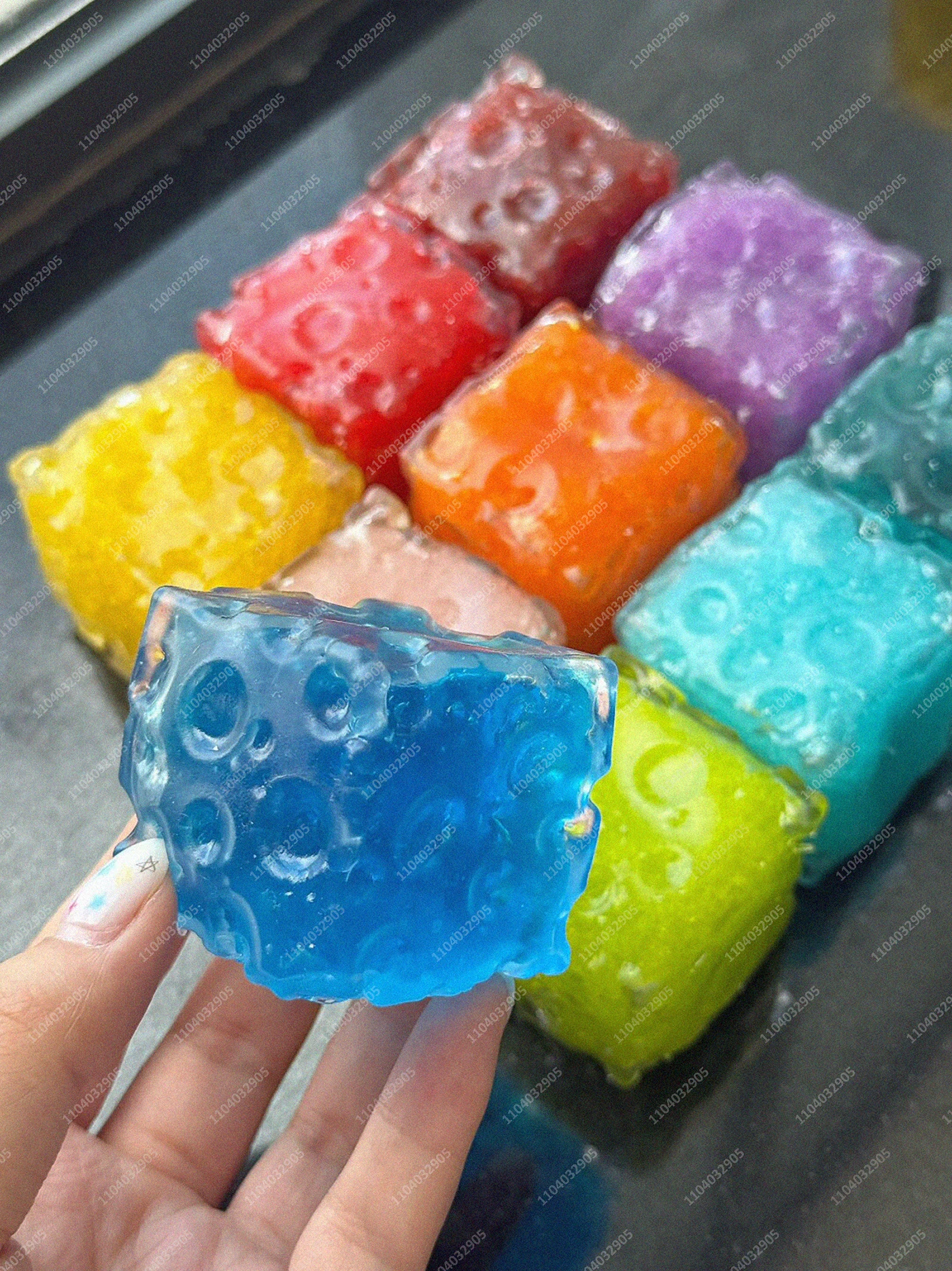 Mini Cheese Slushie Stress Ball Slushy Cheese Snow Sand  Moldable Squeeze Ball ASMR Anti Stress Relief Fidget Toys for Adults
