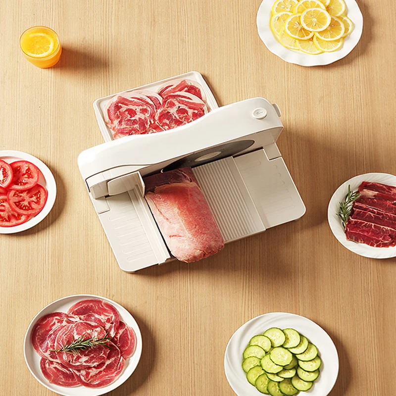 Electric Slicer Meat Cutter Machine  1-15mm Adjustable Foldable Multi Function Food Vegetable Cut Cutter Cut cheese