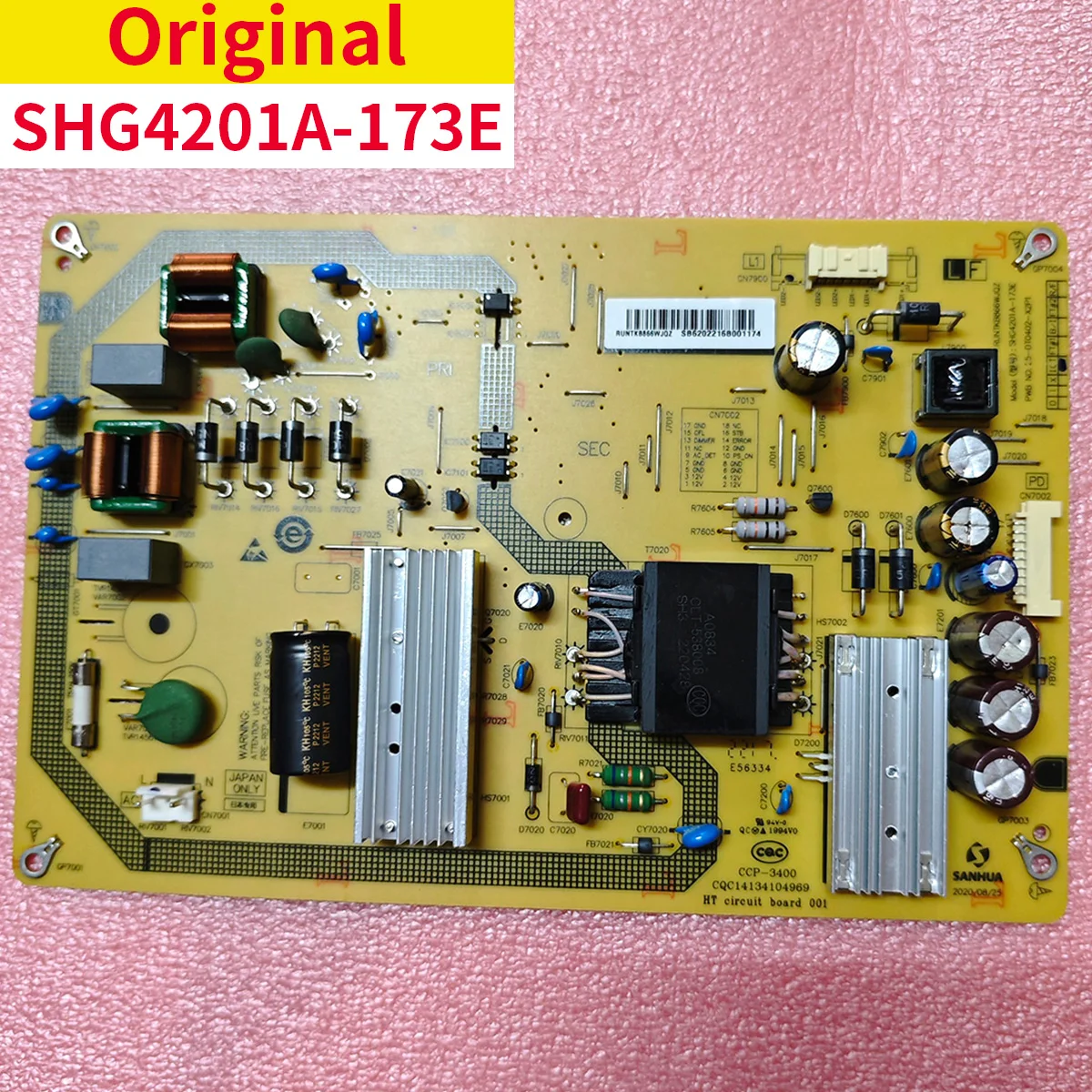 

100% testing work SHG4201A-173E RUNTKB866WJQZ 25-DT0402-X2P1 power board for TV repair parts