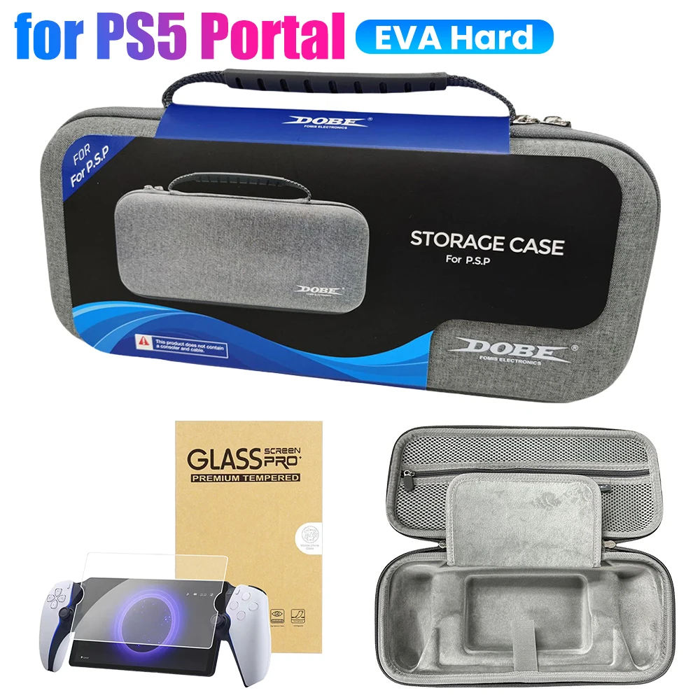 Portable Carrying Case Bag for PS Portal Case EVA Hard Carrying Case Storage Bag For Sony PlayStation 5 Portal Game Accessories