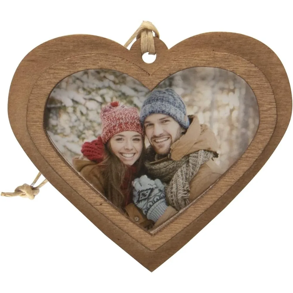 

Wood Heart-Shaped 2.25" x 1.75" Photo Ornaments - Pack of 50