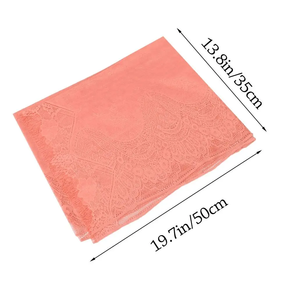 

Wedding Accessories With Tassel Lace Shawl Hollow Solid Color Wedding Bridal Shawl Tulle Shawl Women